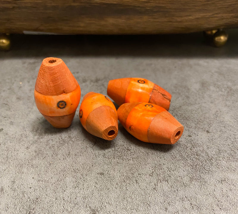 Inlay Bone and Wood Beads