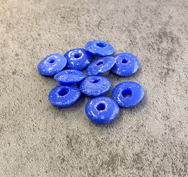 14mm African Powder Disc Beads