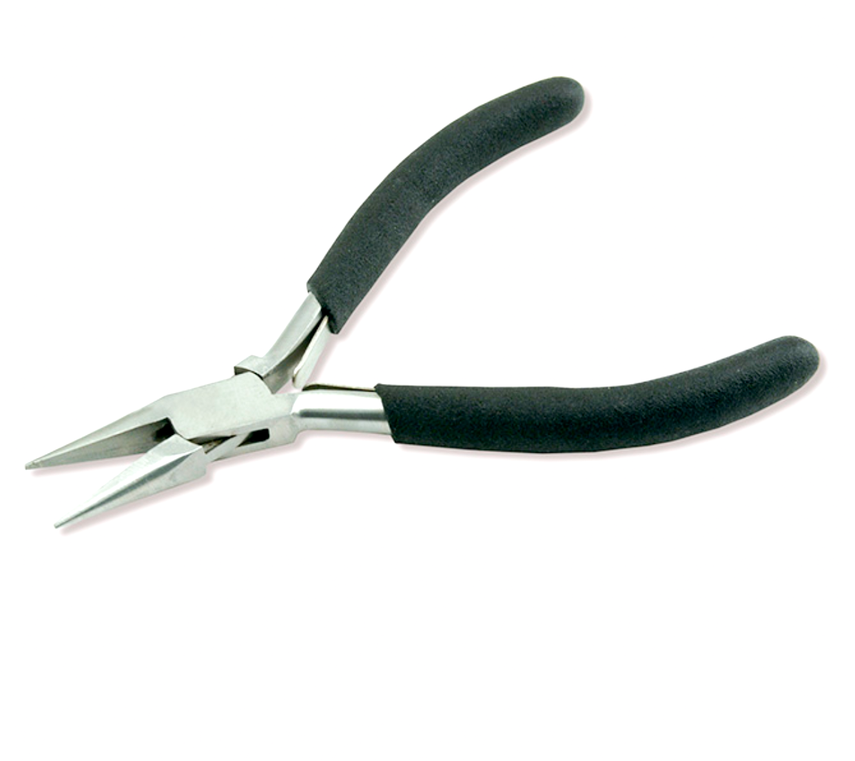 Lightweight Precision Plier with Leaf Spring - Curved Tip Chain Nose