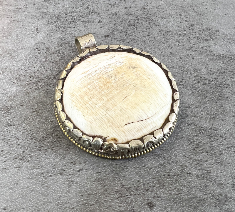 Tibetan Style Bone Pendant