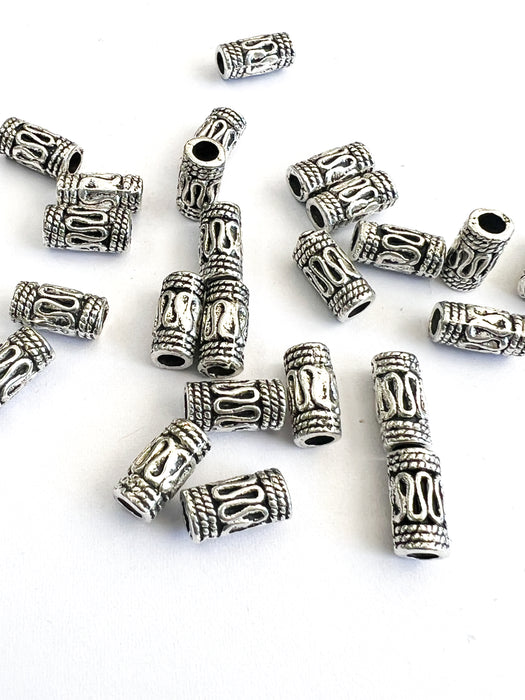 5x10mm Tibetan Silver Metal Spacer Beads