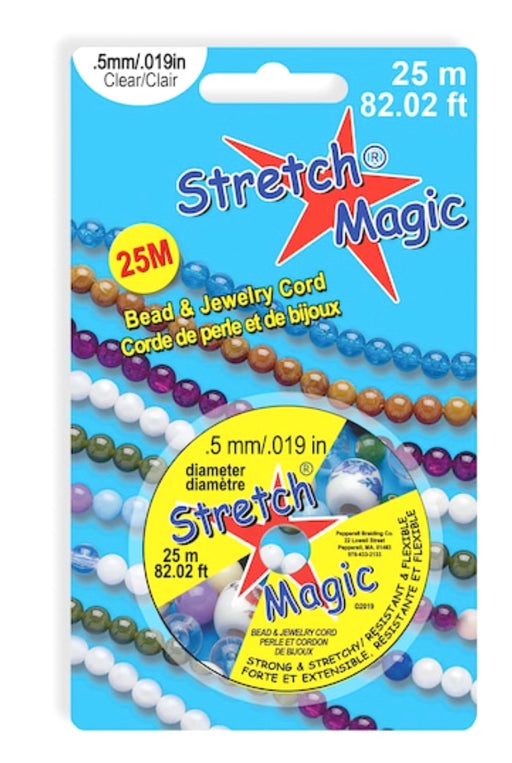 Stretch Magic .7mm Clear Bead and Jewelry Cord 5 meters pack of 10