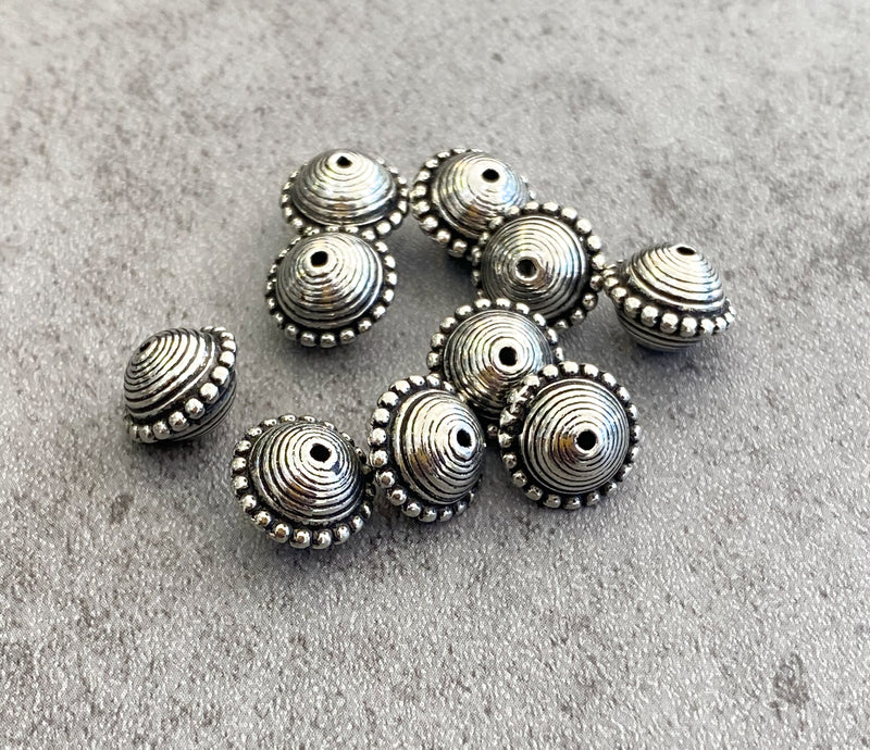 9x12mm Antique Silver Spacers