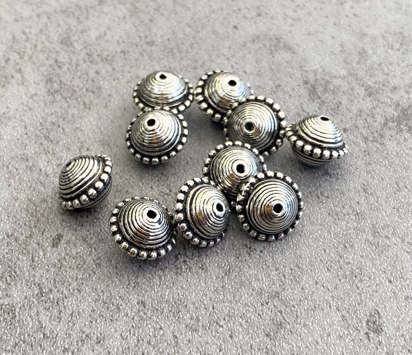 9x12mm Antique Silver Spacers