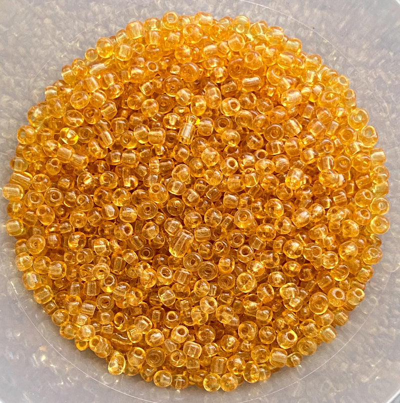 6/0 Transparent Gold