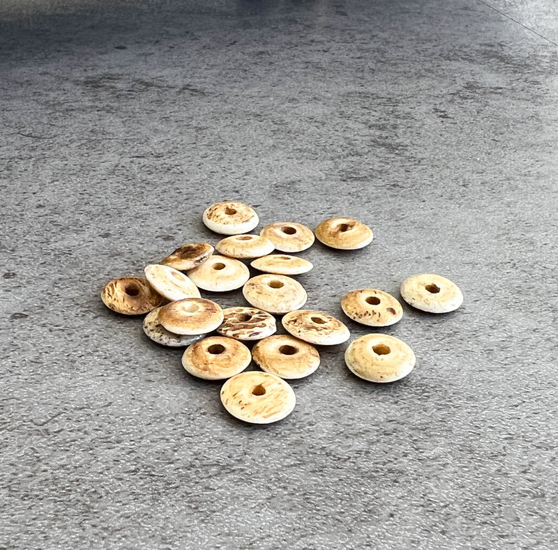 3x10mm Bi-Color Saucer Bone Disc