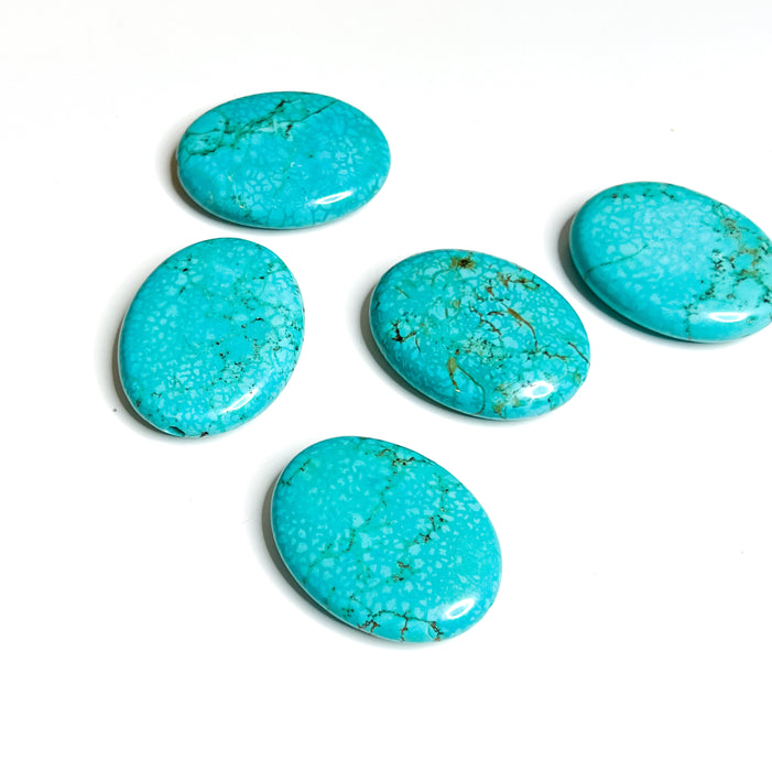 38mm Turquoise Magnesite Centerpiece Beads | Turquoise Beads | DIY Jewelry Designs | 1 piece