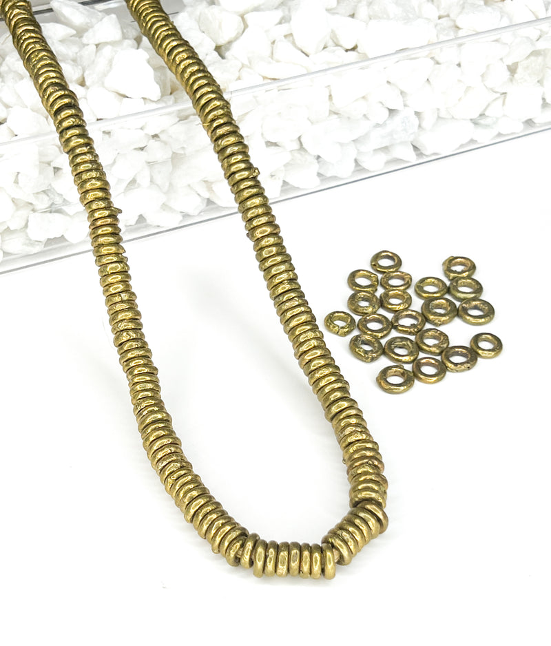 Nigerian Brass Ring Spacers