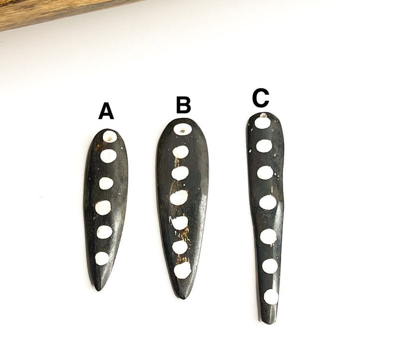 Bone Feather Pendant