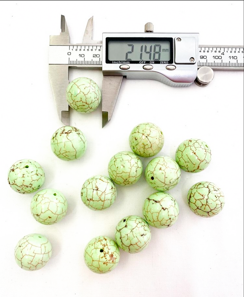 21mm Magnesite beads