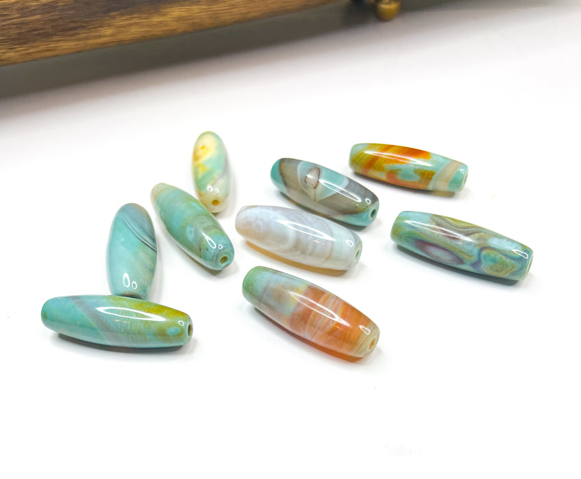 38mm-40mm Agate Focal Beads