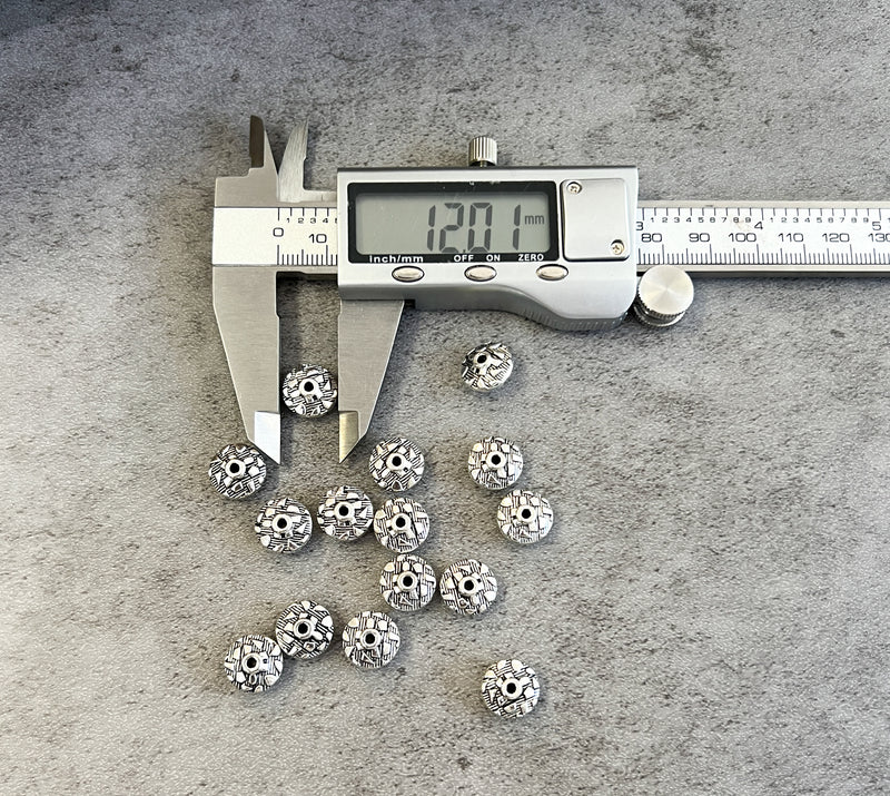 6x12mm Pewter Spacers