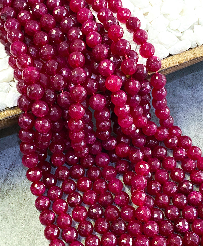 Faceted Berry Jade