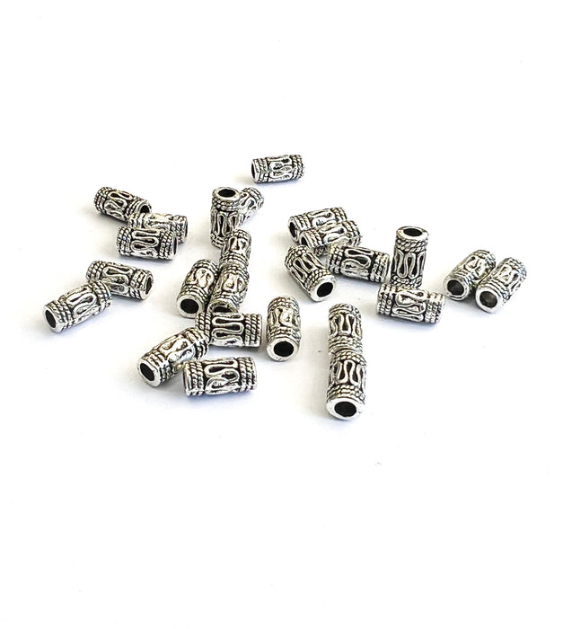 5x10mm Tibetan Silver Metal Spacer Beads