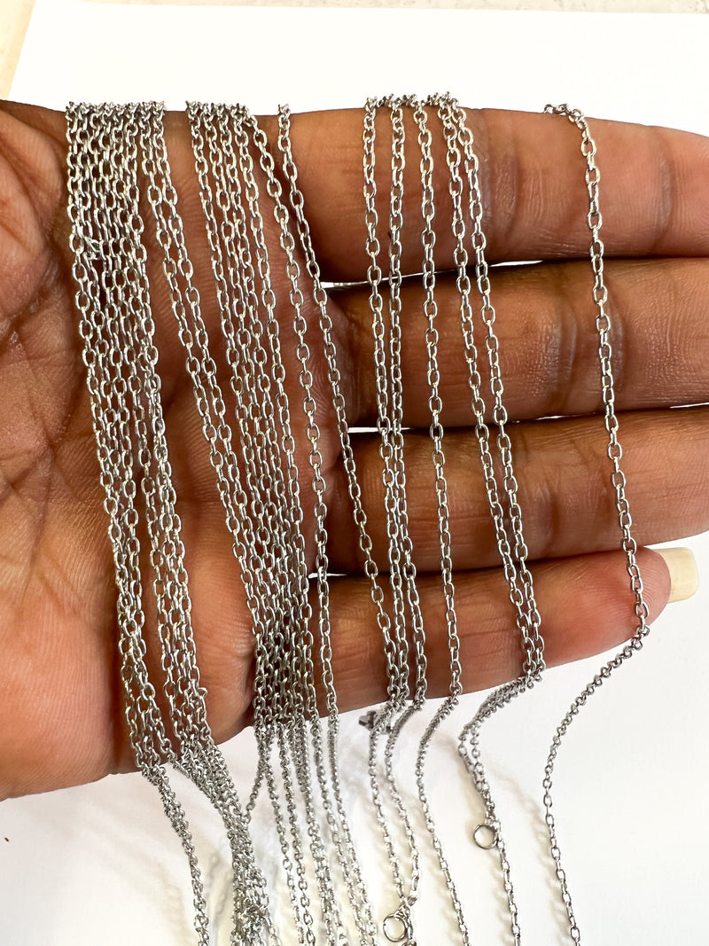 18” Small Link Stainless Steel Chain