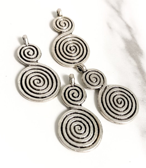 28mm Spiral Charms