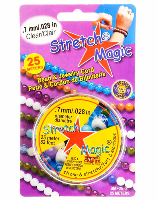 7mm Stretch Magic Clear Stretchy Cord — Alter Ego Beading Supplies