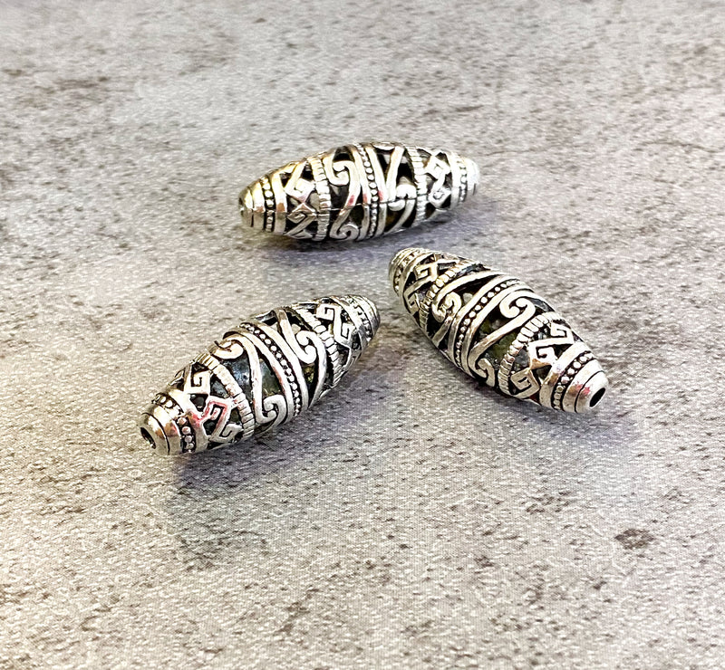 26mm Metal Fringe Beads