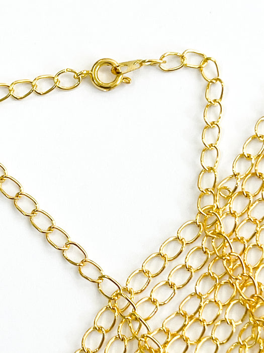 24” 24K Plated Gold Chain