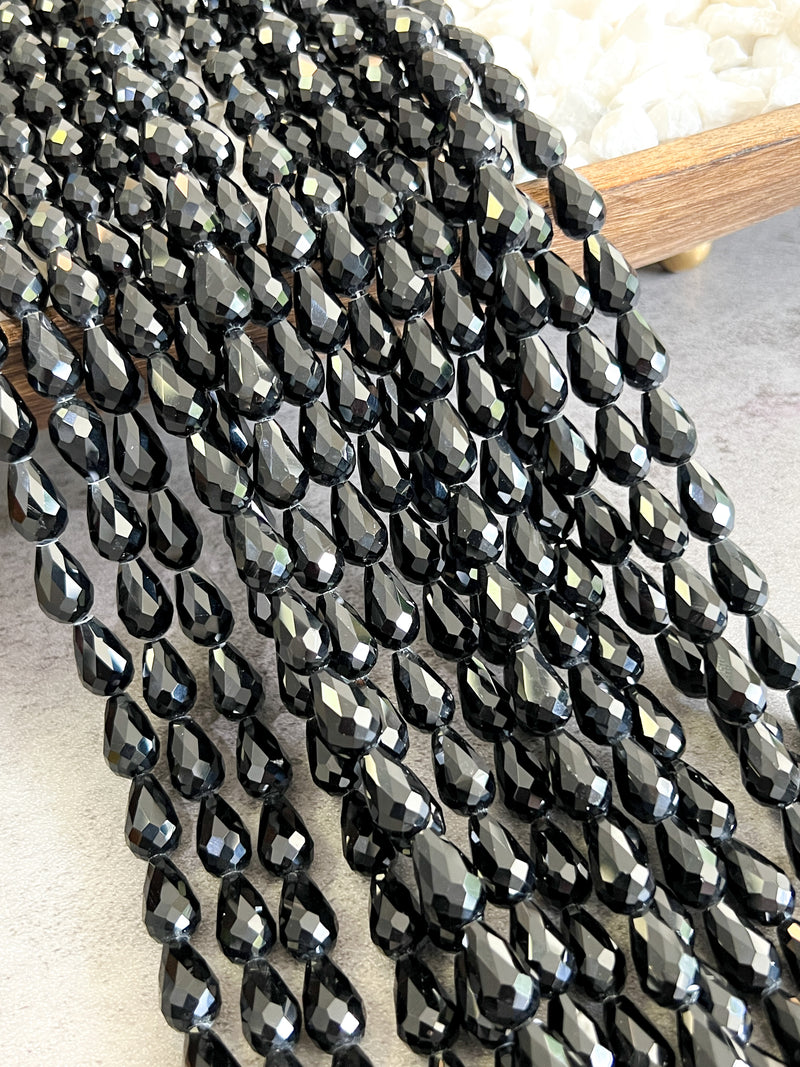 9x15mm Faceted Glass Teardrops
