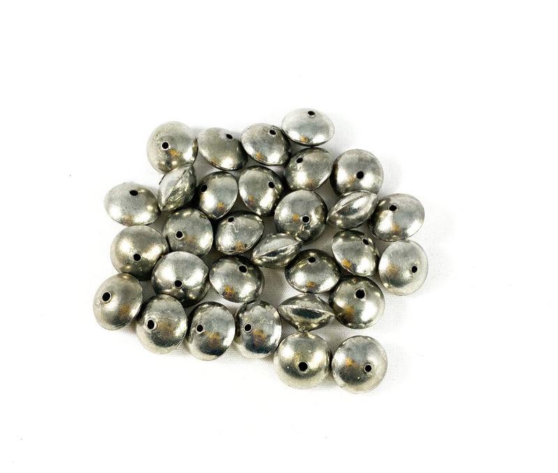 15mm Ethiopian Metal Saucer  Beads